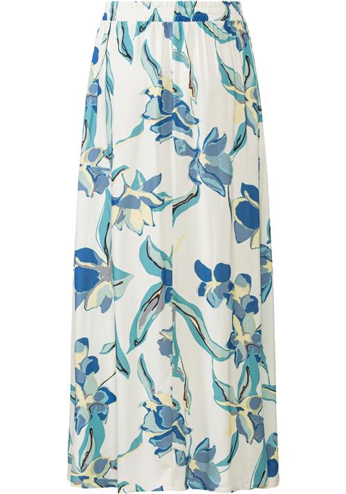 LASCANA Nederdel  blå / pastelgul / petroleum / hvid