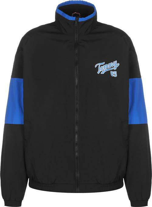 Tommy Jeans Overgangsjakke  blå / sort / hvid