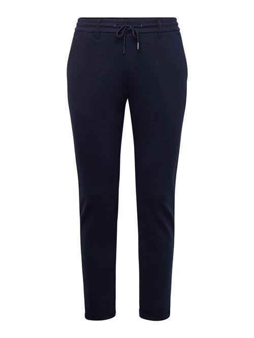 INDICODE Bukser med lægfolder 'Eberlein'  navy