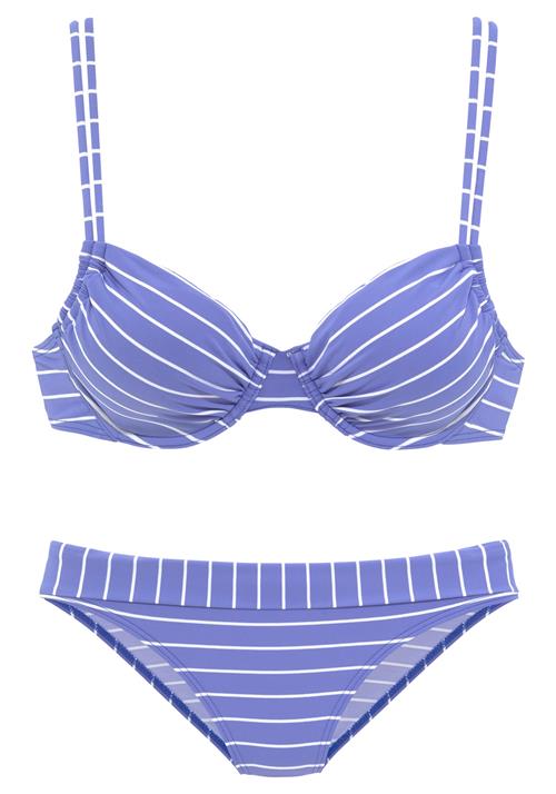 VIVANCE Bikini  royalblå / hvid