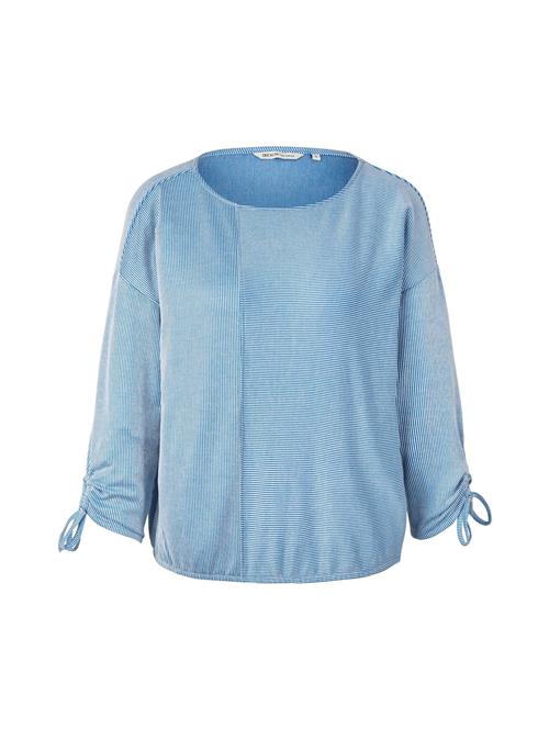 TOM TAILOR DENIM Shirts  blå / hvid