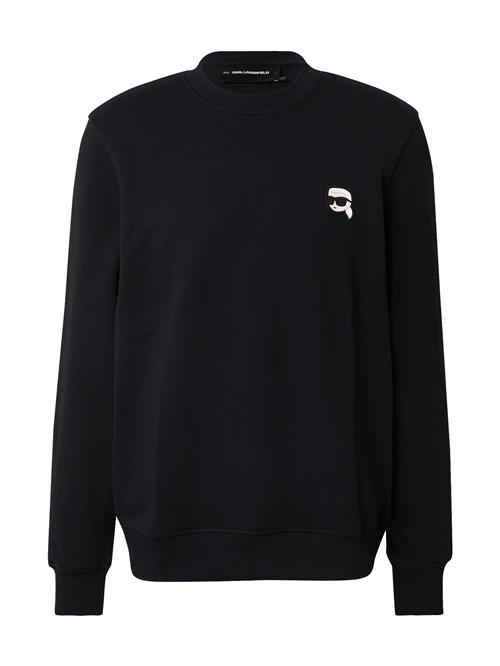 Karl Lagerfeld Sweatshirt 'Ikonik 2.0'  beige / sort / hvid