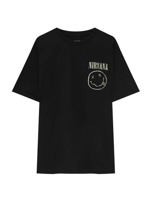 Pull&Bear Bluser & t-shirts  sort / hvid