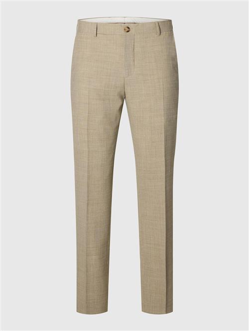 SELECTED Bukser med fals 'SLHOasis'  sand