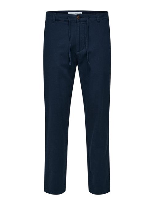 SELECTED Lærredsbukser 'SLHBrody'  marin