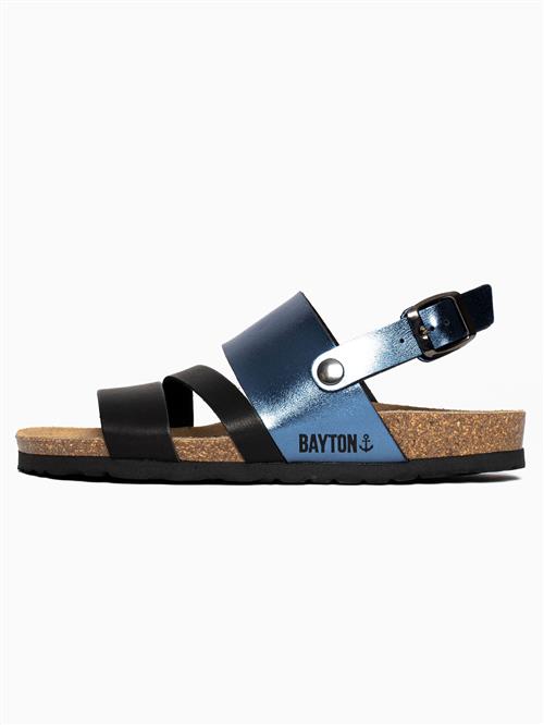 Bayton Sandaler med rem 'Vitoria'  sølv / hvid