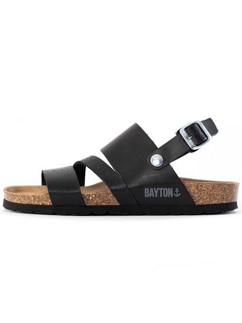 Bayton Sandaler med rem 'Vitoria'  basalgrå / sort
