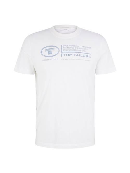TOM TAILOR Bluser & t-shirts  røgblå / hvid