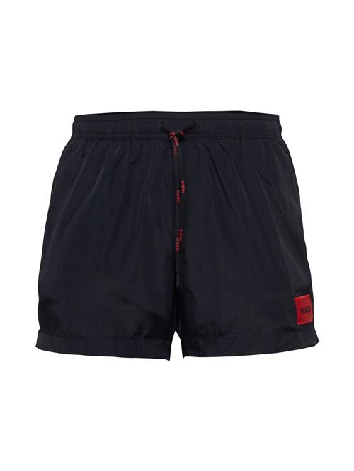 HUGO Badeshorts 'DOMINICA'  rød / sort