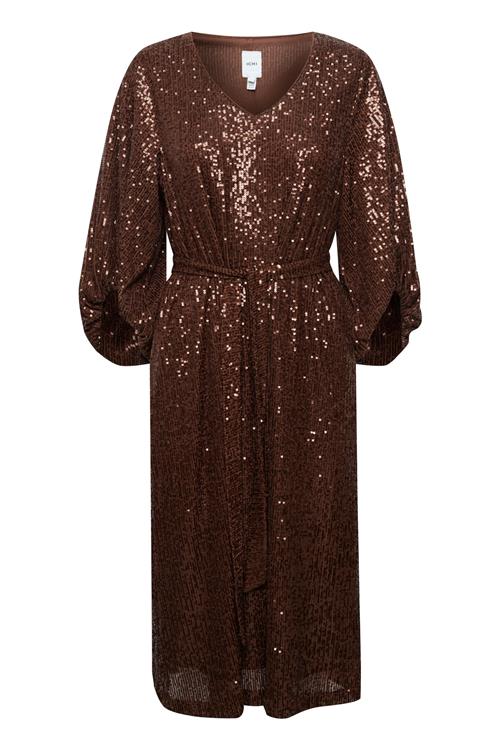 ICHI Kjole  mørkebrun