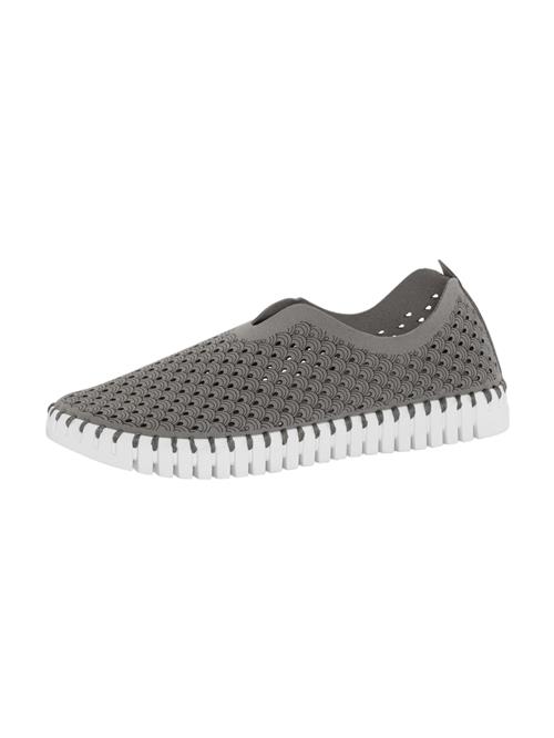 ILSE JACOBSEN Slip On 'TULIP139'  grå / hvid