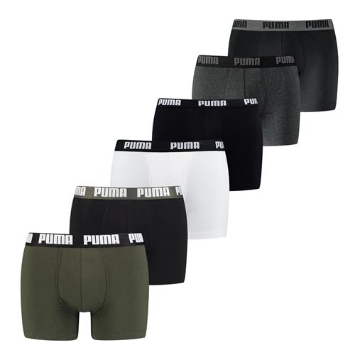 PUMA Boksershorts  grå / grøn / sort / offwhite