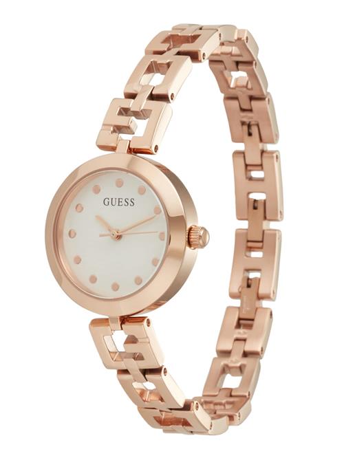 Se GUESS Analogt ur  rosa guld ved About You