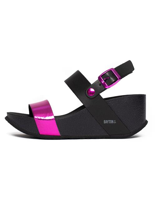 Bayton Sandaler 'Selene'  fuchsia / sort