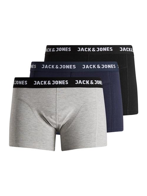 JACK & JONES Boksershorts 'Anthony'  navy / grå-meleret / sort / hvid