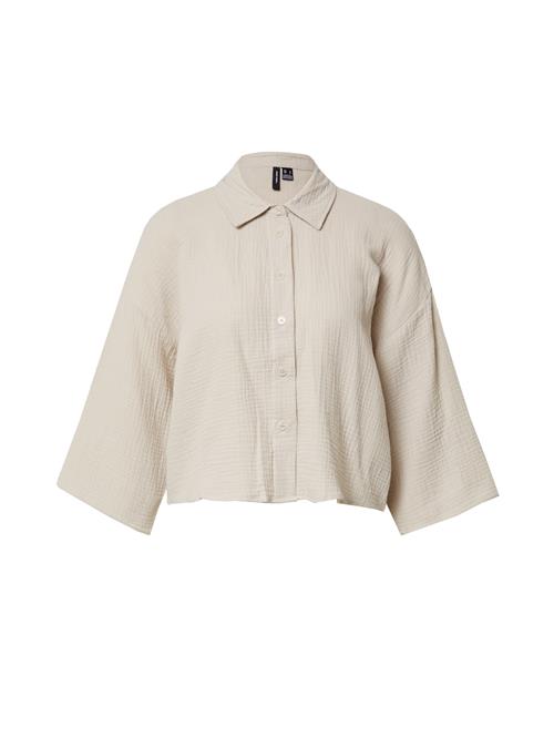 Se VERO MODA Bluse 'VMNatali'  greige ved About You