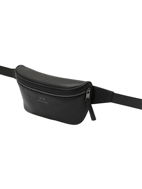 ARMANI EXCHANGE Bæltetaske  sort / hvid