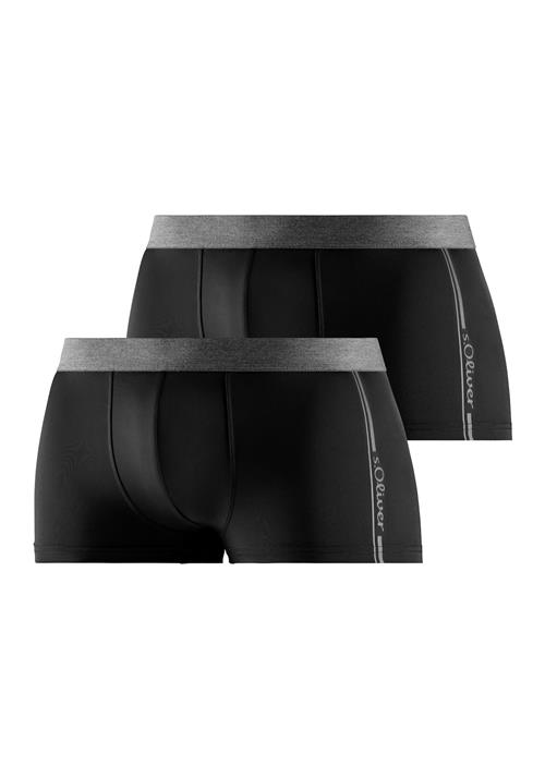 s.Oliver Boksershorts  grå-meleret / sort