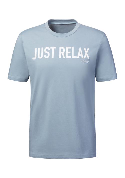 s.Oliver Bluser & t-shirts  lyseblå / hvid