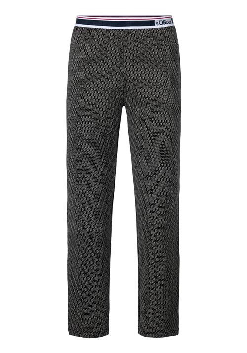 s.Oliver Pyjamasbukser  creme / navy / sort / hvid