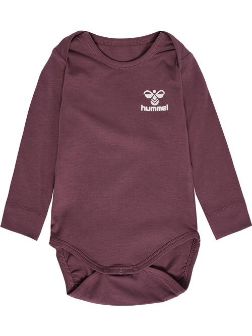 Hummel Sparkedragt/Body  mørkelilla / hvid