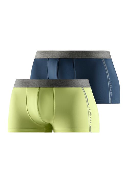 s.Oliver Boksershorts  grå / lime / petroleum