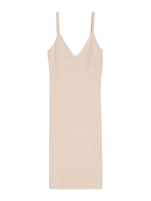 Se Bershka Strikkjole  beige ved About You