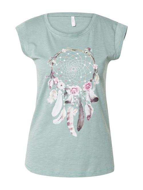 ONLY Shirts 'Bone'  mørkebrun / jade / lys pink / offwhite