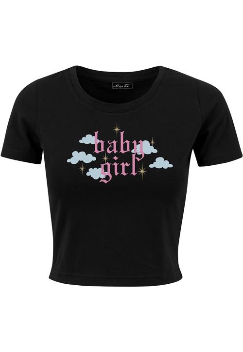 Mister Tee Shirts 'Baby Girl'  grå / pink / sort