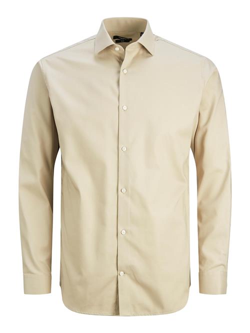 JACK & JONES Skjorte 'JPRBLAPARKER'  mørkebeige