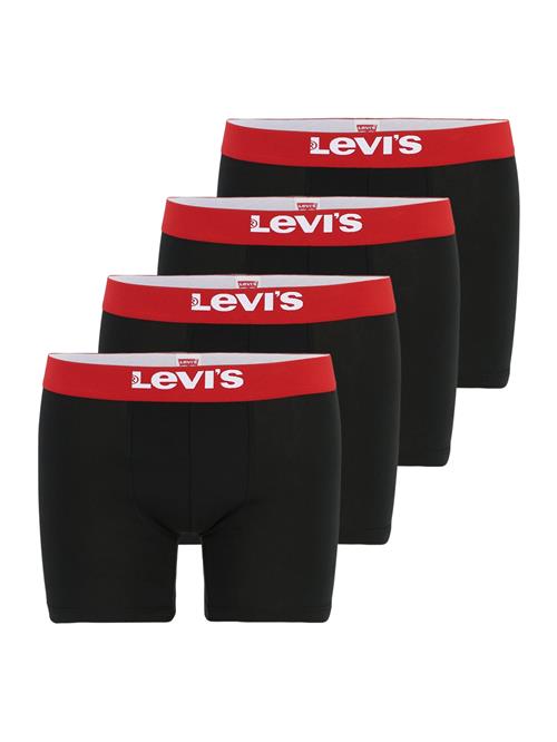 LEVI'S ® Boksershorts  rød / sort / hvid