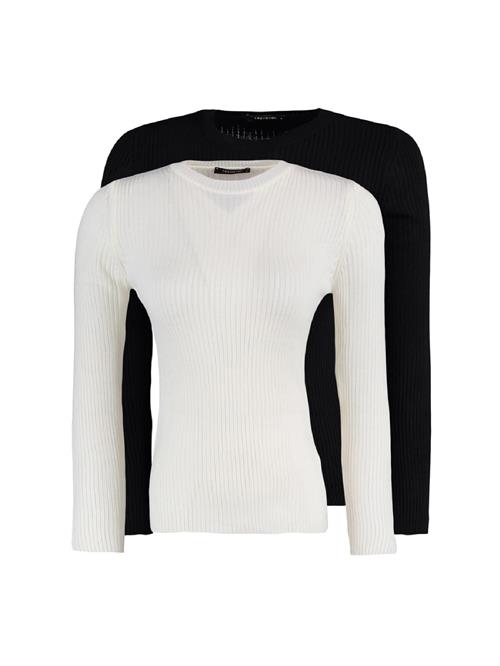 Trendyol Pullover  sort / hvid