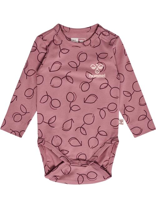 Hummel Sparkedragt/Body  lys pink / burgunder / hvid