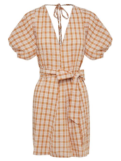 The Fated Kjole 'Aiden'  beige / brun / orange