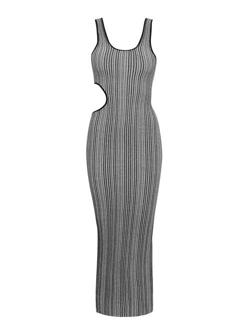 Sável Kjole 'MIELLE MIDI DRESS'  grå / sort