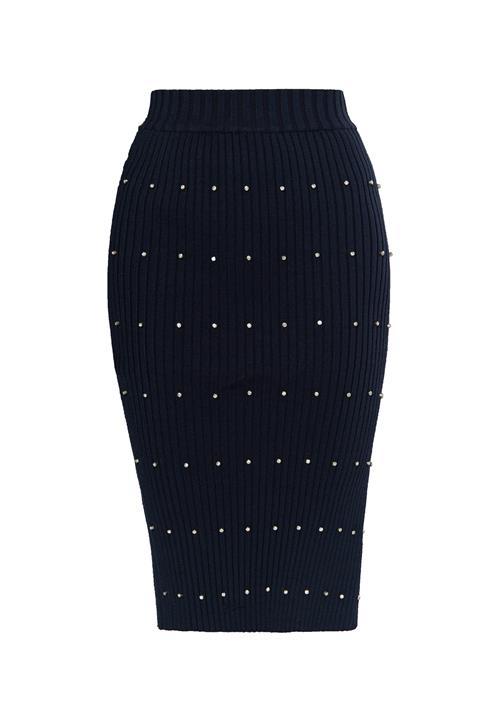 faina Nederdel  natblå