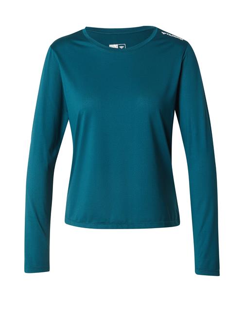 Hummel Funktionsbluse 'MT AURA'  petroleum / hvid