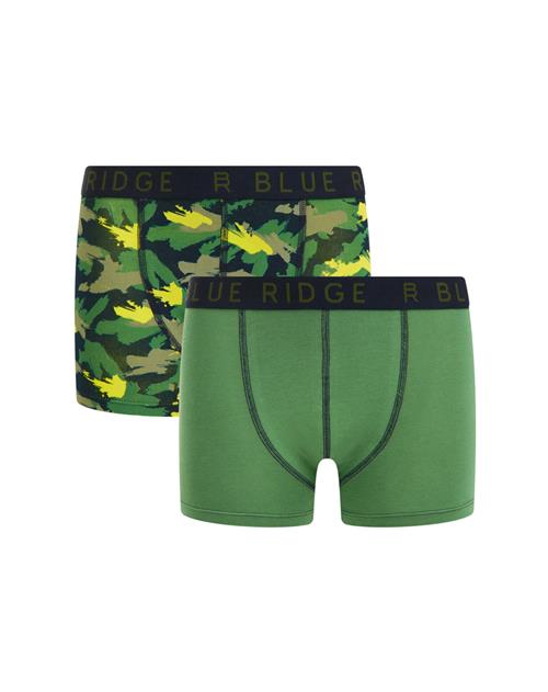 WE Fashion Underbukser  gul / mørkegrøn / sort