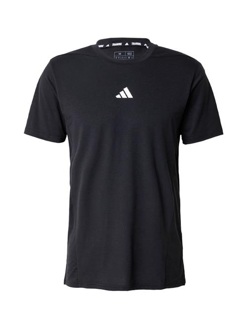 ADIDAS PERFORMANCE Sportsbukser 'Designed for Training'  sort / hvid