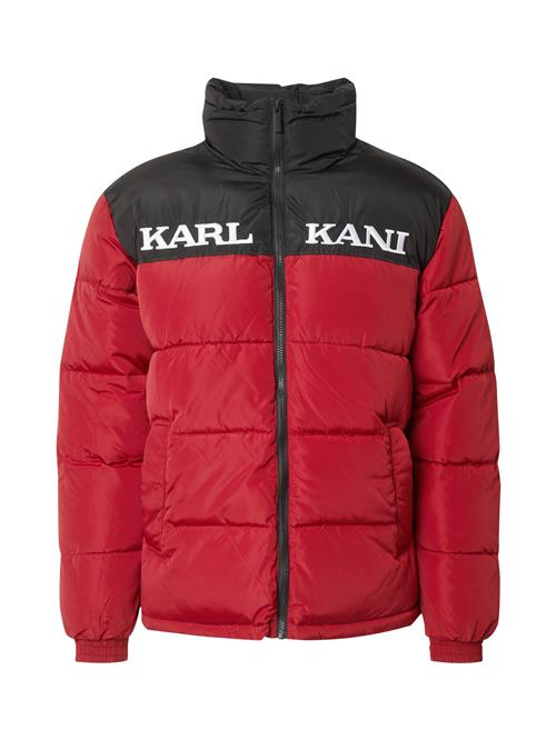 Karl Kani Vinterjakke 'Essential'  rød / sort / hvid