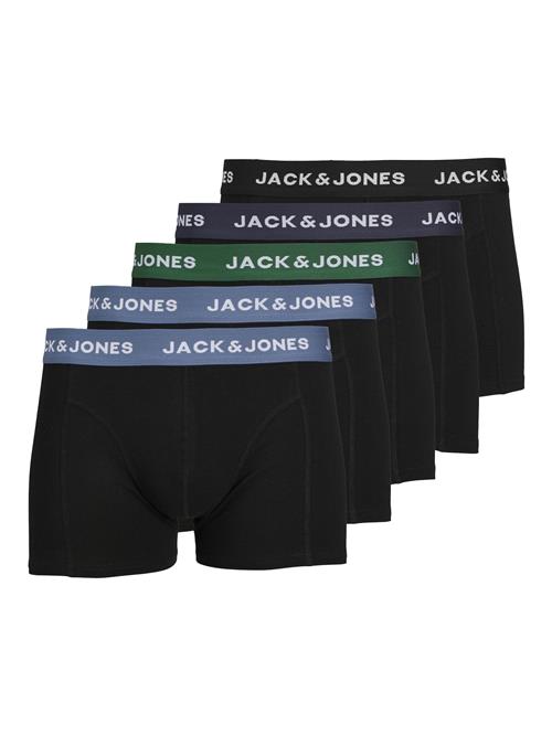 JACK & JONES Boksershorts 'Solid'  dueblå / græsgrøn / brombær / sort