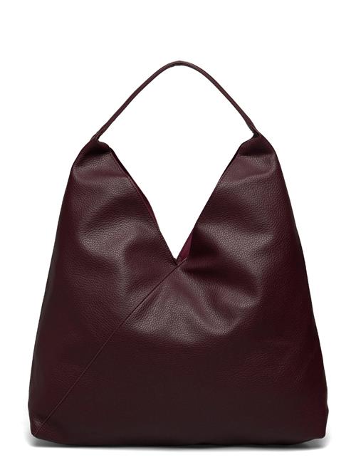 Bag Shopper V Shape Lindex Burgundy