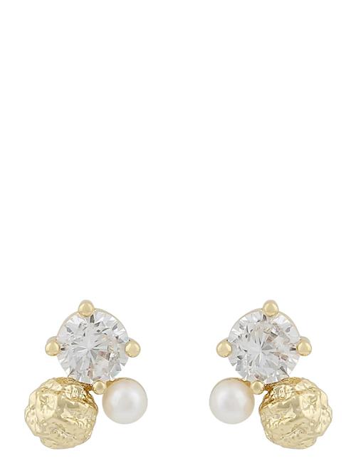 Brittany Small Ear G/Clear - SNÖ Of Sweden Gold