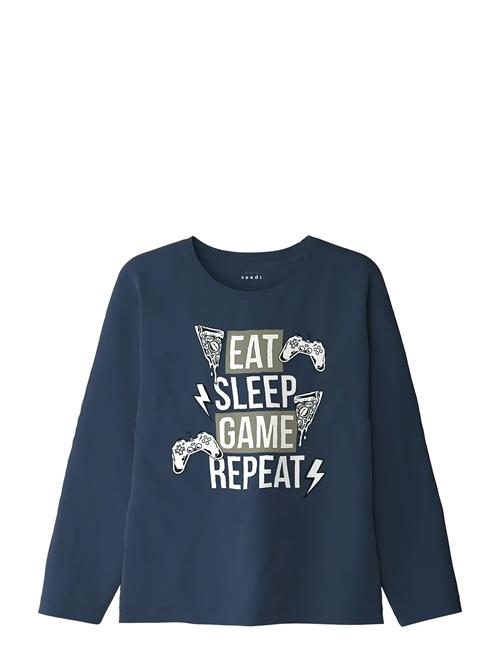 Nkmvictor Ls Rlx Top Name It Navy