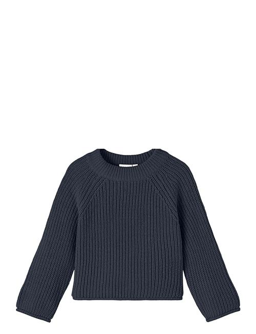 Nmfvenja Ls Loose Short Knit Name It Navy