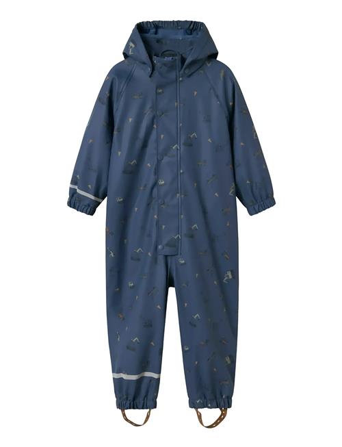 Nmmdry10 Rain Suit Fleece Aop Fo Name It Blue