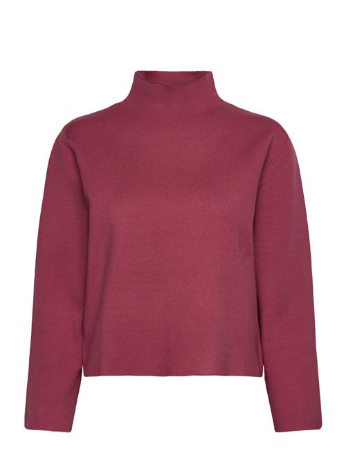 Mslupi High Neck Knit Pullover Minus Red