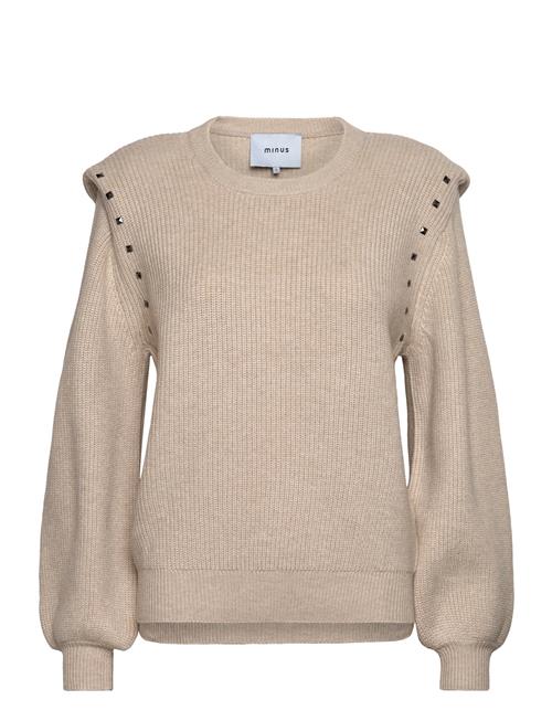 Mskatharina Knit Pullover Minus Beige