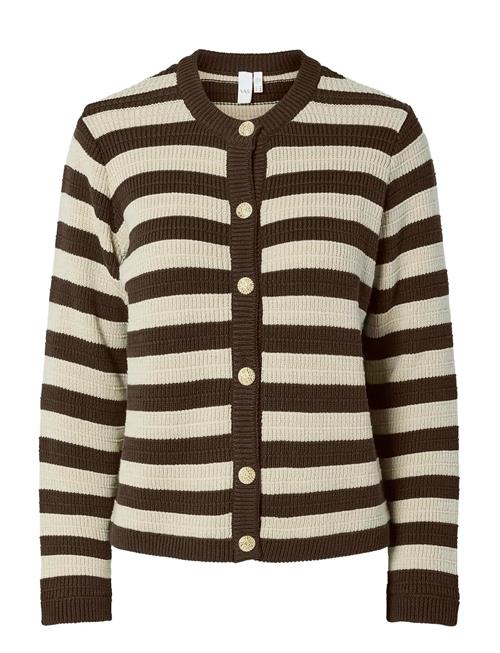 Yassironi Ls Knit Cardigan S. Noos YAS Brown