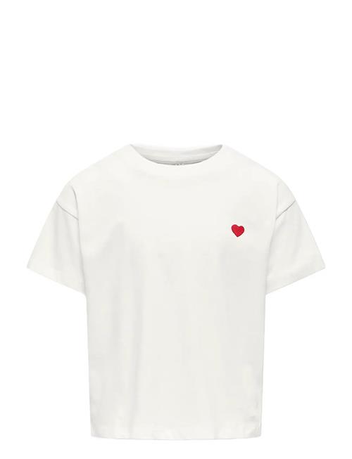 Kogmaiken Life Cropheart Ss Top Jrs Noos Kids Only White